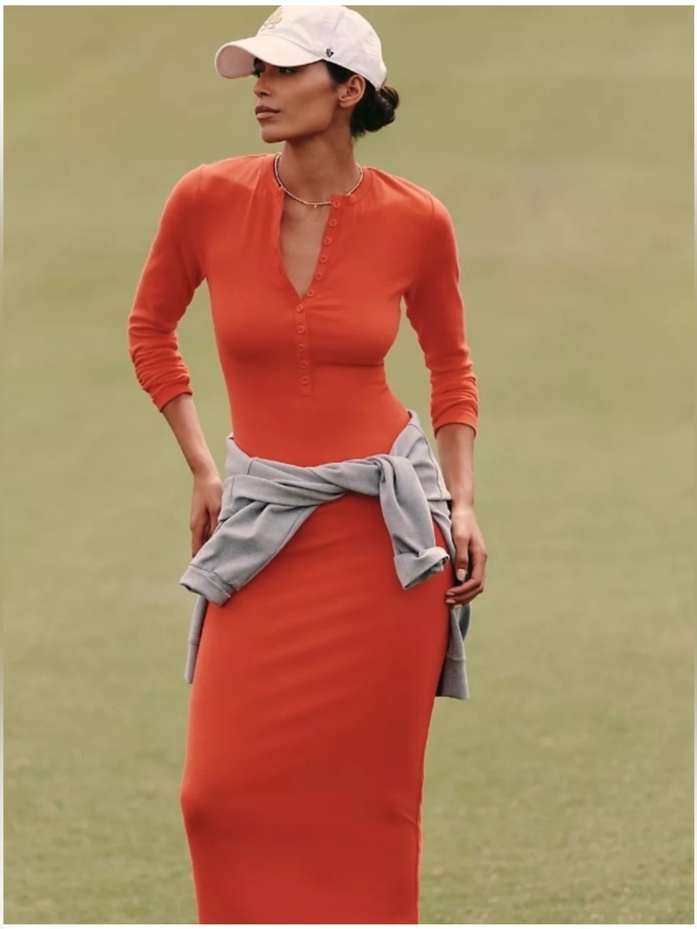 Anthropologie Daily Practice Button Down Maxi Dress